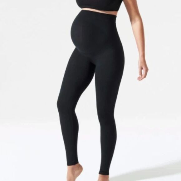 BLANQI Pants - BLANQI Everyday Maternity Belly Support Leggings in Black Size Small